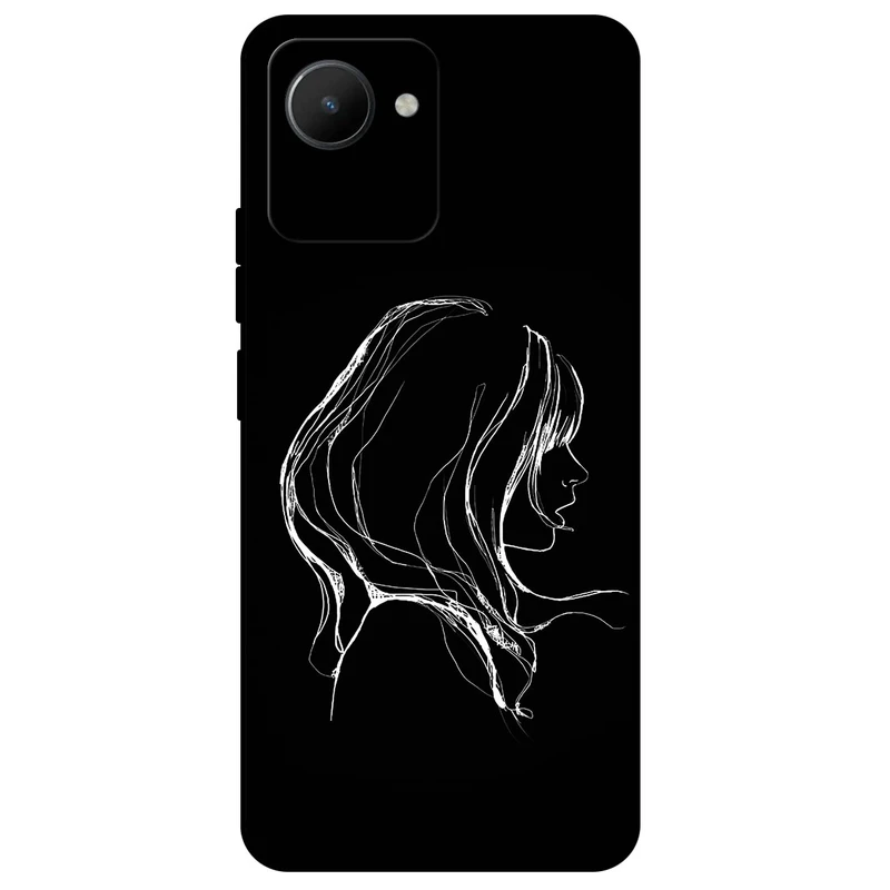 کاور مگافون طرح دخترانه مدل 7766 مناسب برای گوشی موبایل ریلمی C30 / C30s       