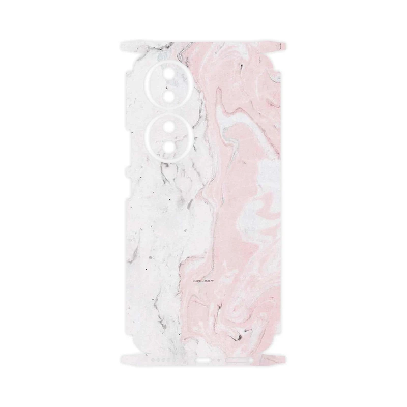 برچسب پوششی ماهوت مدل Blanco_Pink_Marble-FullSkin مناسب برای گوشی موبایل آنر 90