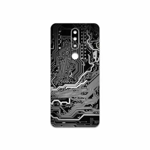 MAHOOT Black Printed Circuit Board Cover Sticker for Nokia 5.1 Plus