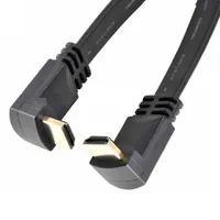 کابل HDMI مدل 90 درجه تخت طول0.3 متر