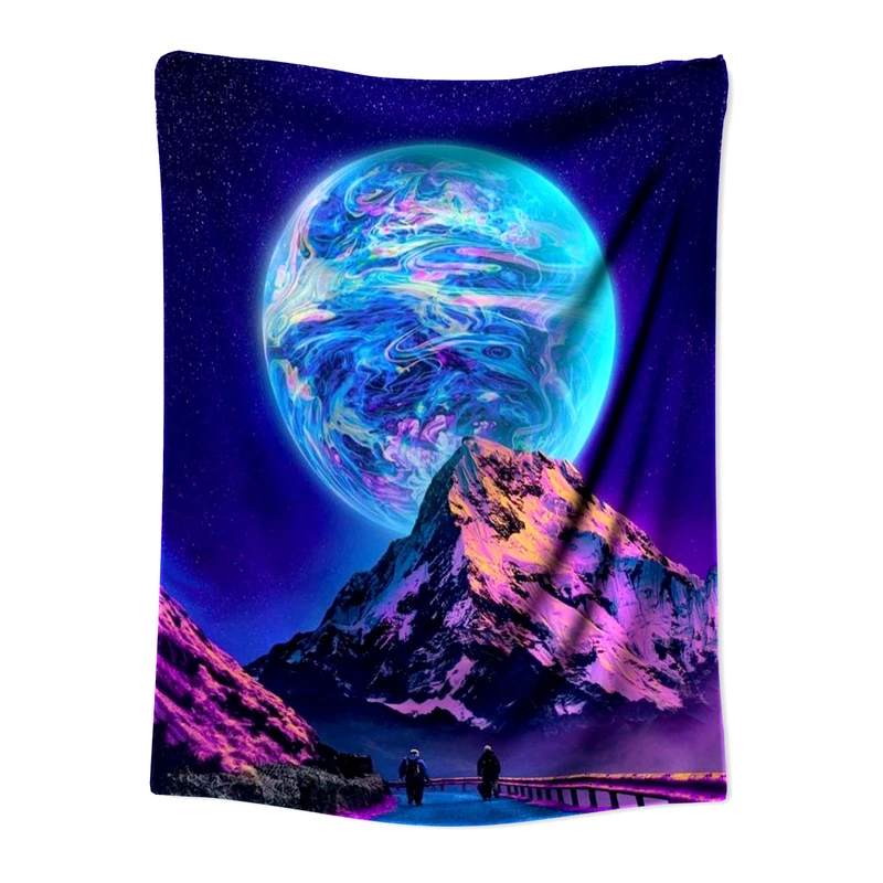 پوستر پارچه ای مدل بکدراپ بلک لایت کد 475