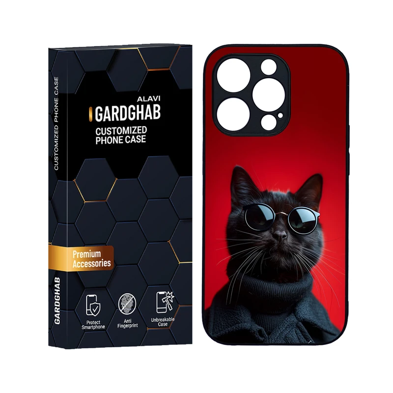 کاور گارد قاب علوی مدل دورژله ای کارتنی و انیمه مناسب برای گوشی موبایل اپل iPhone 14 Pro