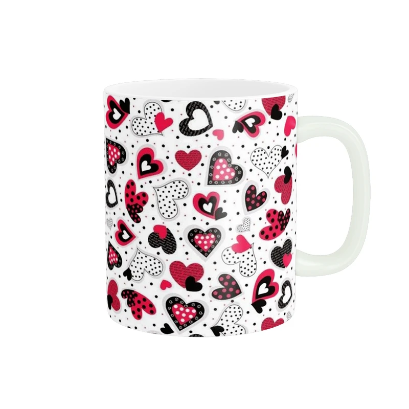  ماگ پاد آفرین طرح قلب کد 2927