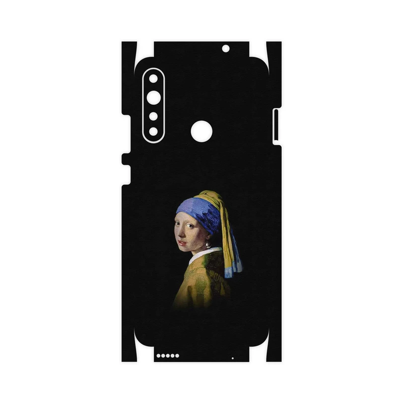 برچسب پوششی ماهوت مدل Girl with a Pearl Earring of Vermeer-FullSkin مناسب برای گوشی موبایل جی پلاس P10
