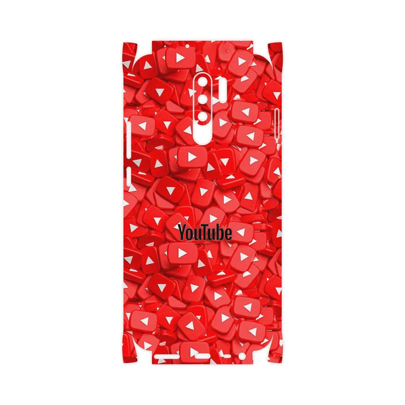 برچسب پوششی ماهوت مدل Youtube-FullSkin مناسب برای گوشی موبایل شیائومی Redmi 9