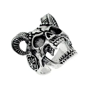 انگشتر مردانه برانت طرح جمجمه