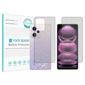 Matte Rockspace HyMTT screen protector suitable for Xiaomi Redmi Note 12 Pro mobile phone with back protector