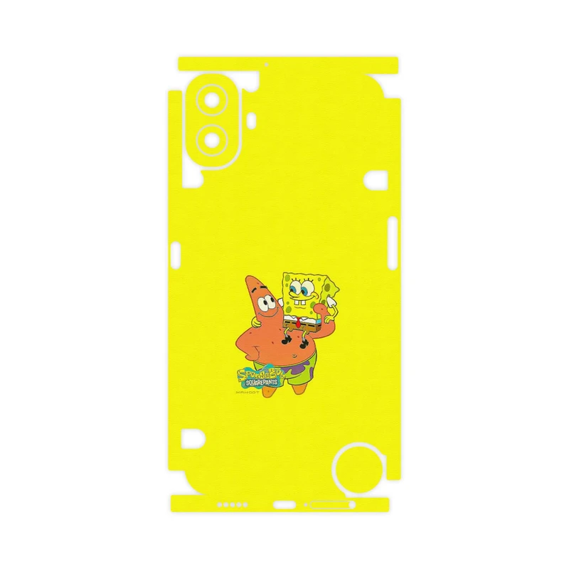 برچسب پوششی ماهوت مدل SpongeBob SquarePants-FullSkin مناسب برای گوشی موبایل ناتینگ CMF Phone 1