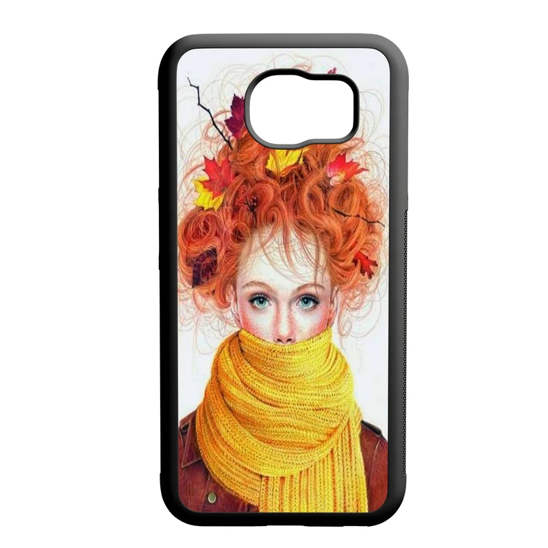 کاور طرح دخترانه کد 0621 مناسب برای گوشی موبایل سامسونگ galaxy s6