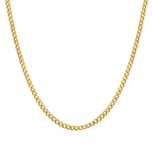 زنجیر طلا کم اجرت 18 عیار زنانه زرالتون مدل کارتیه متوسط