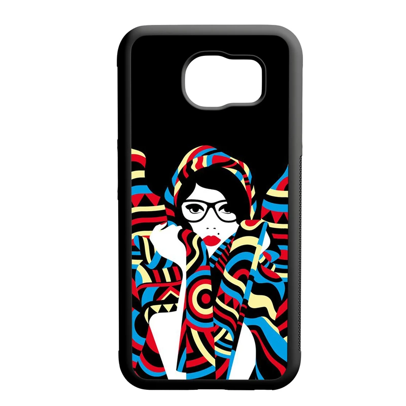 کاور طرح دخترانه کد 0631 مناسب برای گوشی موبایل سامسونگ galaxy s6