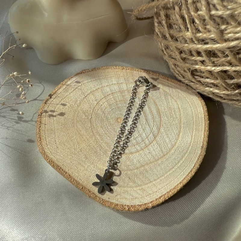 آویز ساعت زنانه استینلس استیل مدل گل آفتابگردان