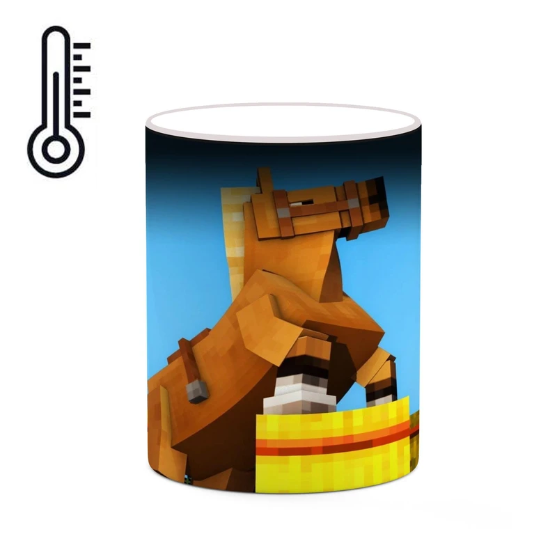ماگ حرارتی کاکتی طرح ماینکرافت minecraft مدل mgh41603