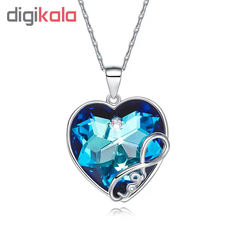 گردنبند نقره زنانه شهر جواهر مدل SJ-CN012