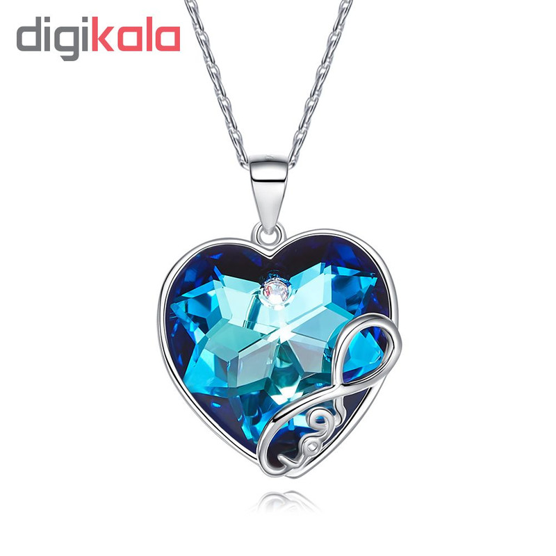 گردنبند نقره زنانه شهر جواهر مدل SJ-CN012