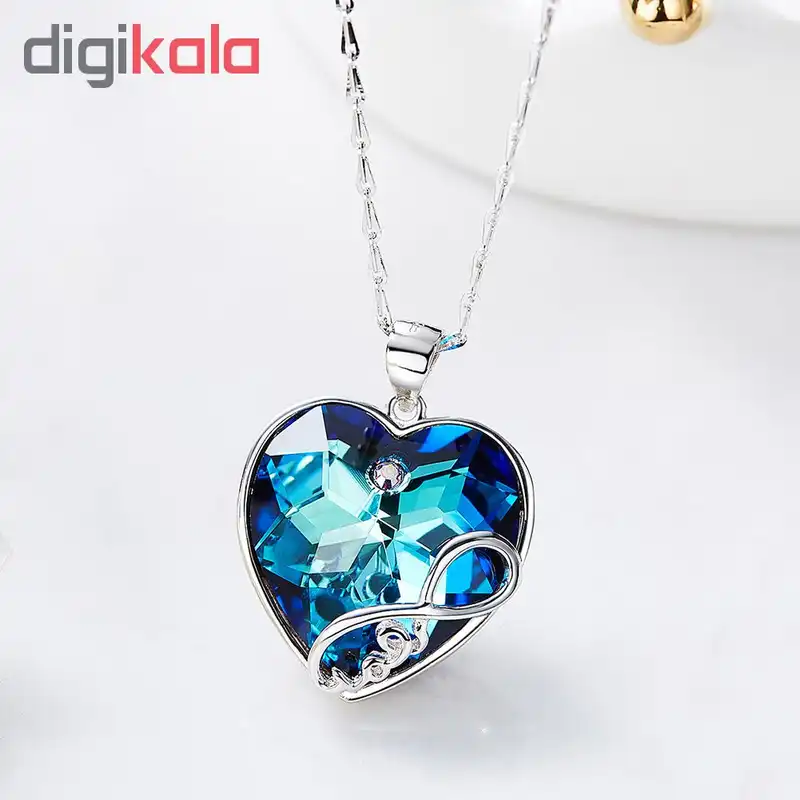 گردنبند نقره زنانه شهر جواهر مدل SJ-CN012