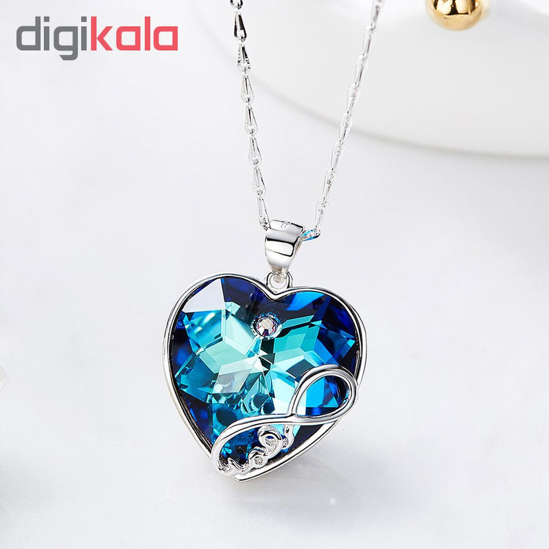 گردنبند نقره زنانه شهر جواهر مدل SJ-CN012