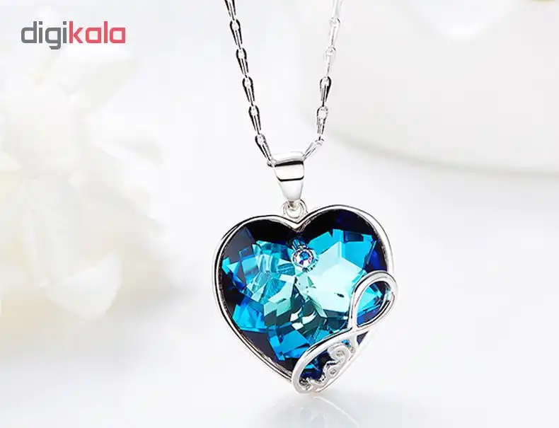 گردنبند نقره زنانه شهر جواهر مدل SJ-CN012