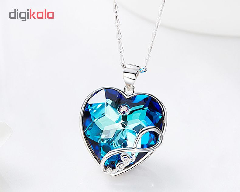 گردنبند نقره زنانه شهر جواهر مدل SJ-CN012