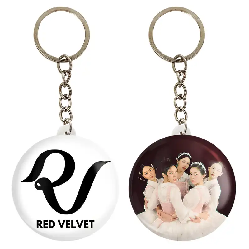 جاکلیدی خندالو مدل گروه رد ولوت Red Velvet کد 1969119685 مجموعه 2 عددی