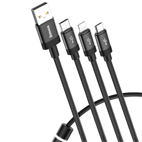 کابل تبدیل Usb به Usb C باسئوس مدل C Shaped طول 1 متر روزکالا