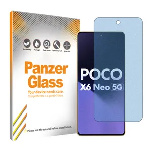 Panzer Glass Resistant model Matte anti-blue ray screen protector suitable for Xiaomi Poco X6 Neo mobile phone