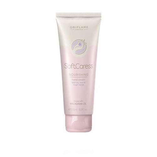 کرم مرطوب کننده دست اوریفلیم مدل Soft Caress Nourishing Hand Cream حجم 150 میلی لیتر