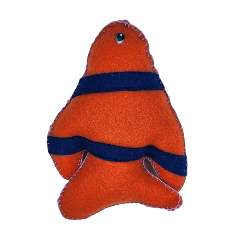 عروسک نمدی طرح ماهی نمو ارتفاع 20 میلی متر