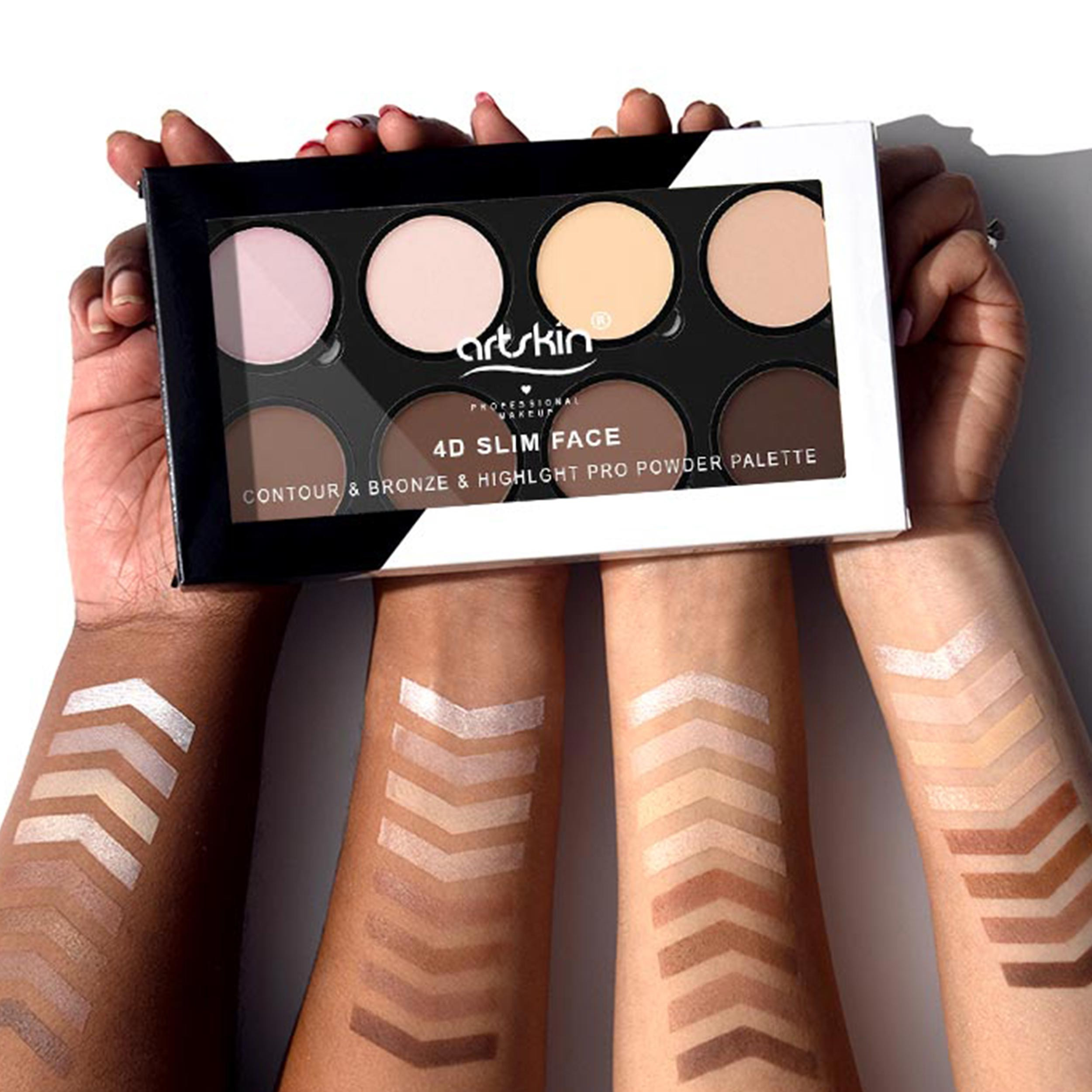 پالت کانتور و هایلایتر آرت اسکین مدل 4d slim face کد 01