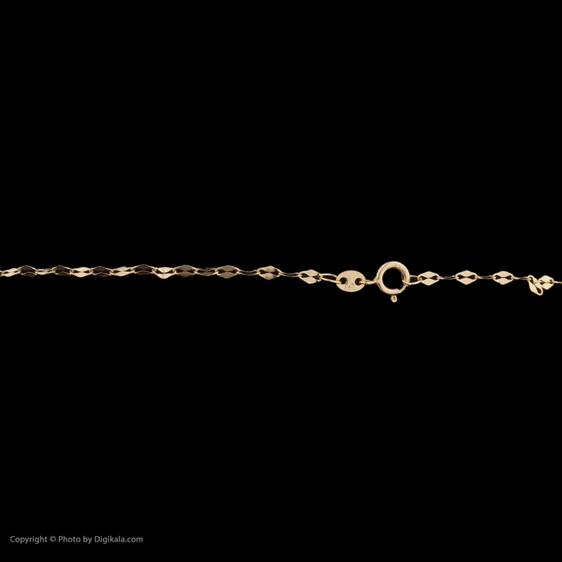 زنجیر طلا 18 عیار زنانه میو گلد طرح پولکی مدل NC1217 زنجیر طلا 18 عیار زنانه میو گلد طرح پولکی مدل NC1217