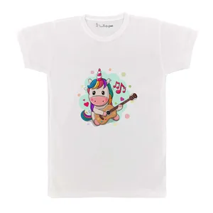 تی شرت بچگانه پرمانه طرح یونیکورن کد pmt.3338