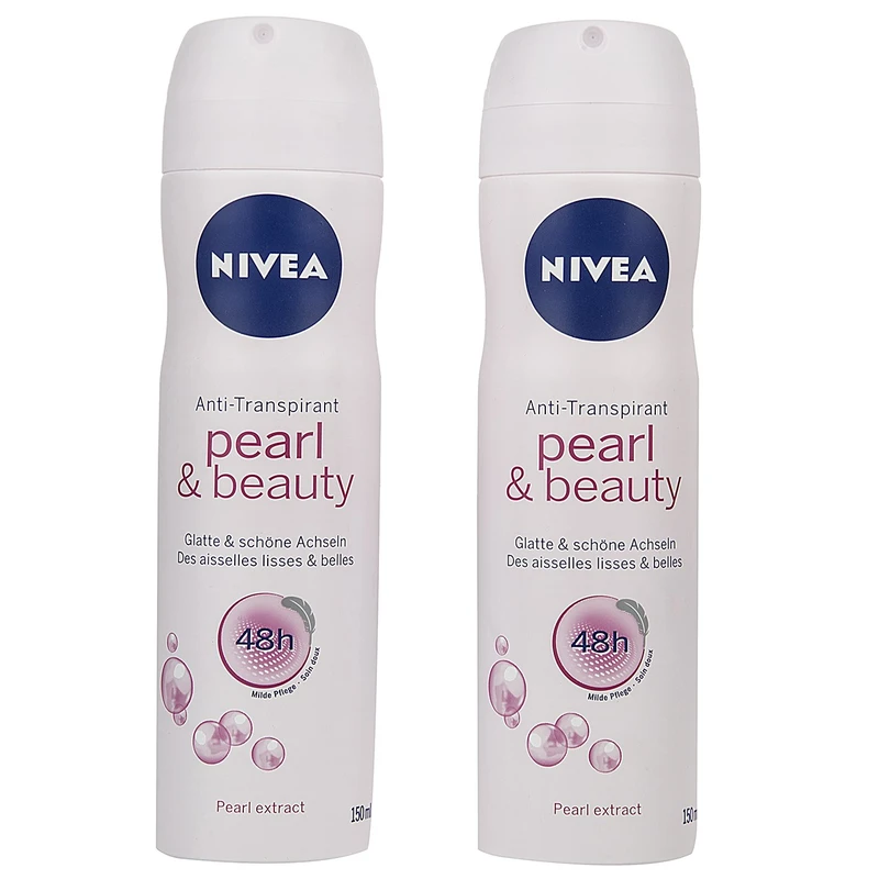 پک اسپری زنانه نیوآ مدل Pearl Beauty حجم 150 میلی لیتر- 2 عددی