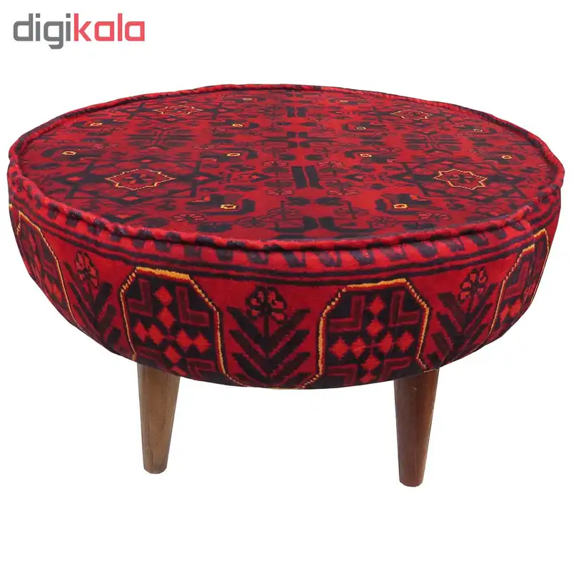 ست پاف و دوعدد کوسن40 در 40 سانتیمتر طرح فرش FA1-P2