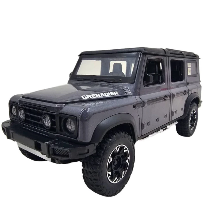 ماکت ماشین ناب سل مدل لندروور پاژن آفرود دودزا فلزی موزیکال چراغدار عقب کش کد Land Rover Offroad Pageant Smoked Metal Musical Lighted