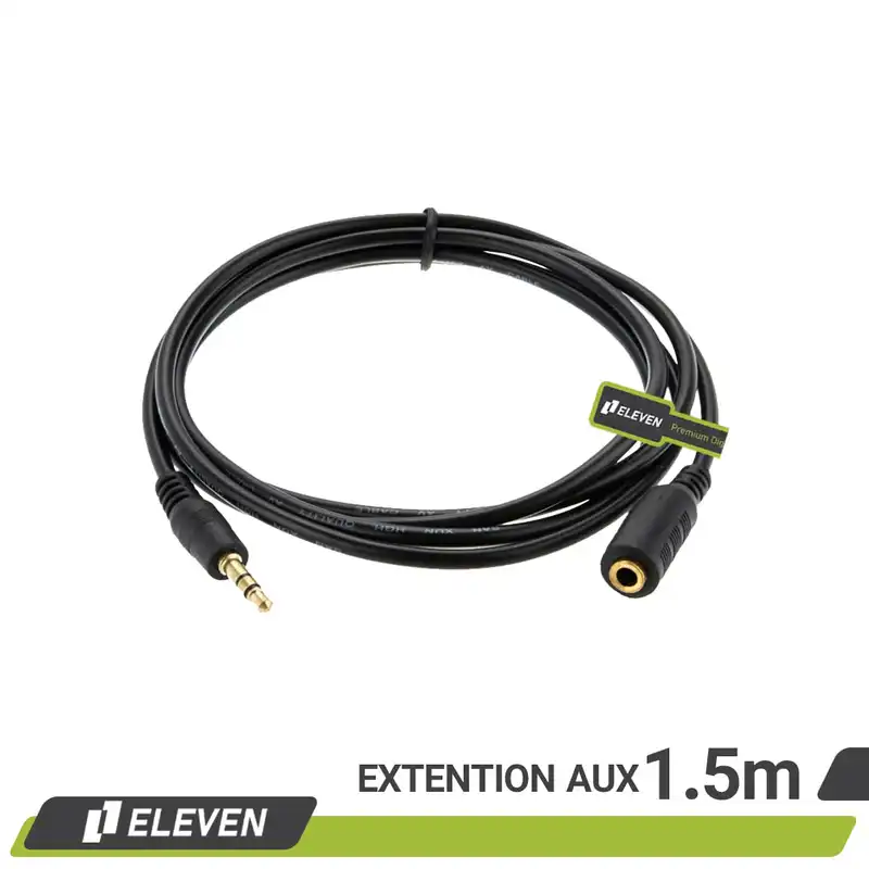 کابل افزایش طول 3.5 میلی متری انتقال صدا الون مدل AU-1.5 طول 1.5 متر