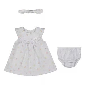 ست 3 تکه لباس نوزادی دخترانه ایندیگو مدل 140211094