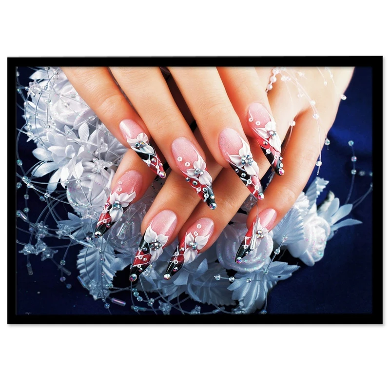 تابلو نوری بکلیت طرح کاشت ناخن و طراحی ناخن مدل B-S822