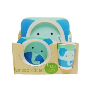 ظرف غذای 5 تکه کودک بامبو کیدز طرح فیل