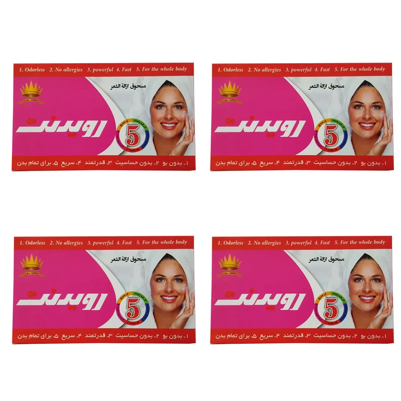 پودر موبر رویدنت کد san_02 وزن 50 میلی لیتر مجموعه 4 عددی