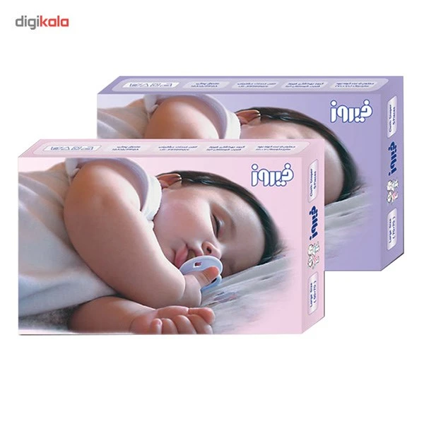 عکس شماره 2 : کهنه بچه فیروز سایز متوسط بسته 5 عددی