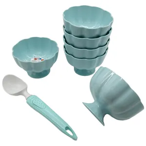 بستنی خوری استیلو مدل KH-024 مجموعه 7 عددی