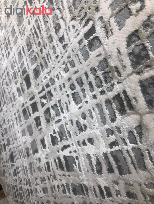 فرش ماشینی طرح پلاتینیوم کد 5002 زمینه طوسی