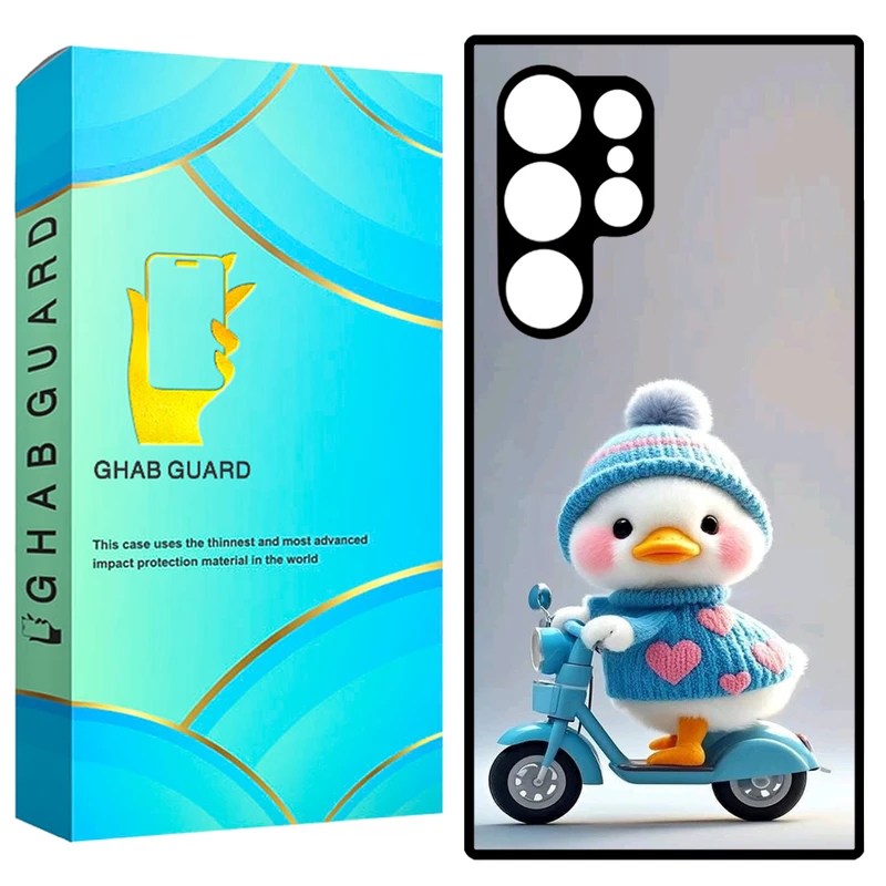 کاور قاب گارد طرح اردک مدل GCHPS23U مناسب برای گوشی موبایل سامسونگ Galaxy S23 Ultra 5G  