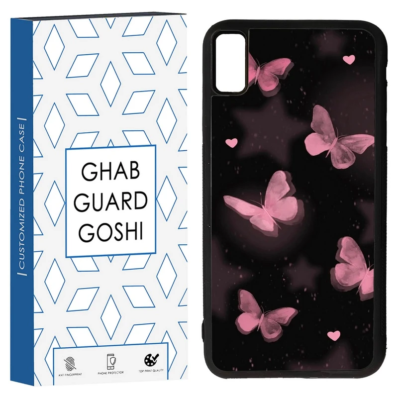 کاور قاب گارد گوشی طرح پروانه کد TPU-182 مناسب برای گوشی موبایل اپل Iphone XS MAX/ .X MAX