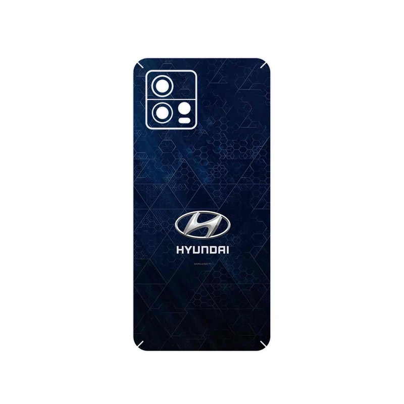 برچسب پوششی ماهوت مدل Hyundai_Logo مناسب برای گوشی موبایل موتورولا Moto G72