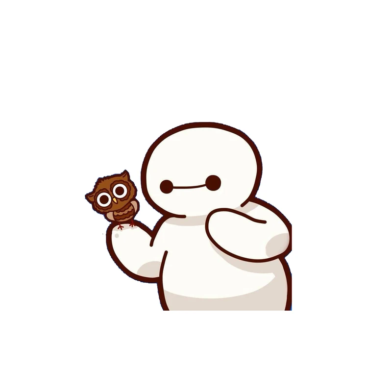 استیکر لپ تاپ و موبایل مدل انیمیشن طرح شش ابر قهرمان بیمکس Big Hero 6 Baymax کد 2724