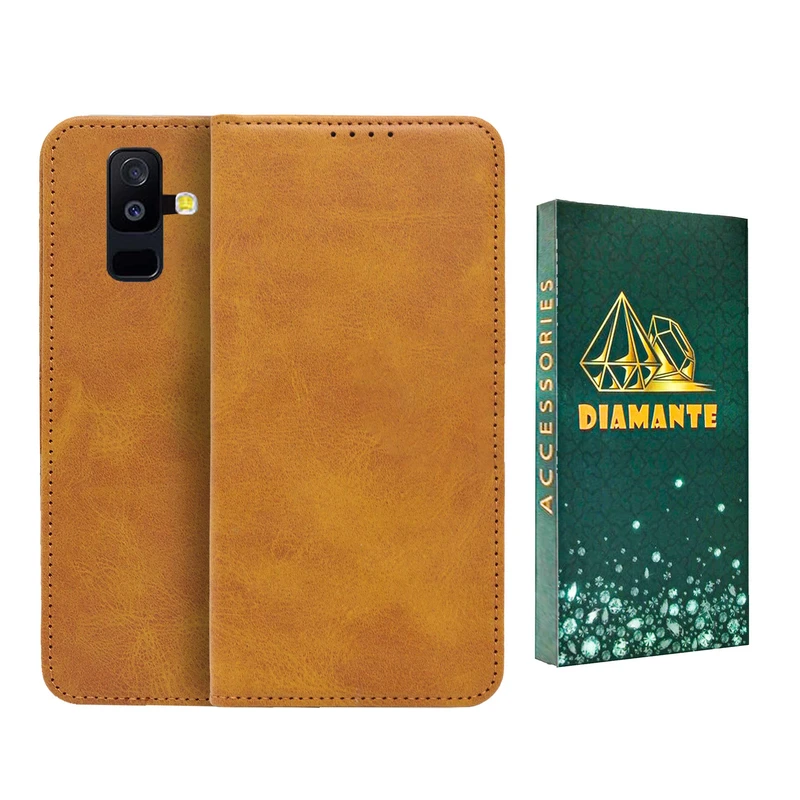کیف کلاسوری دیامانته مدل Spark Gn مناسب برای گوشی موبایل سامسونگ Galaxy A6 Plus / J8 2015