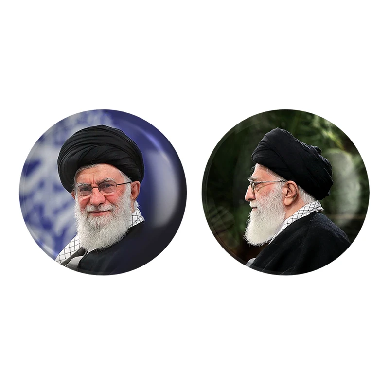 مگنت خندالو طرح تصویر رهبر کد 1262412618 مجموعه 2 عددی