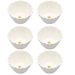 پیاله مدل گل بسته 6 عددی