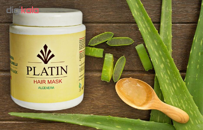 ماسک مو پلاتین مدل Aloe vera حجم 1000 میلی لیتر
